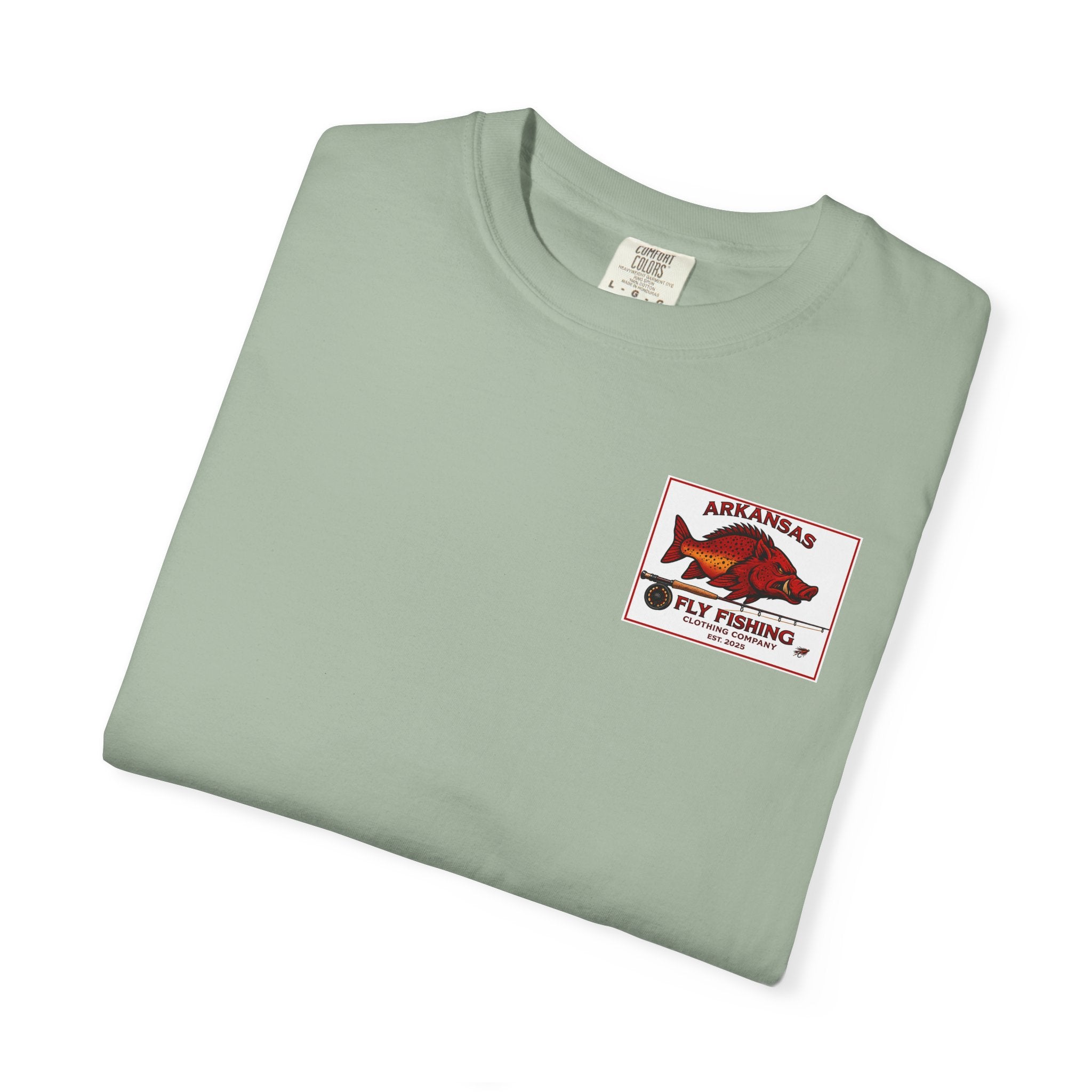 AFFCC Arkansas Fly Fishing Illustration T-Shirt | Vintage Angler Graphic