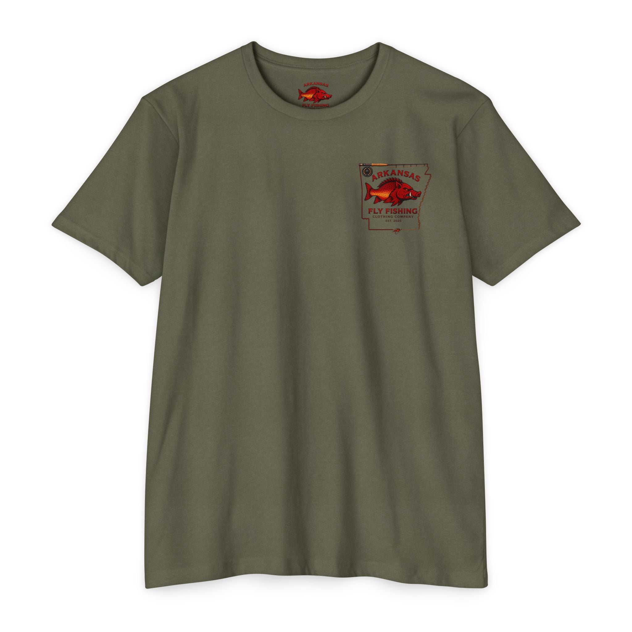 AFFCC Fly Fishing T‑Shirt — Vintage Net Artwork (AFCC, Est. 2025)