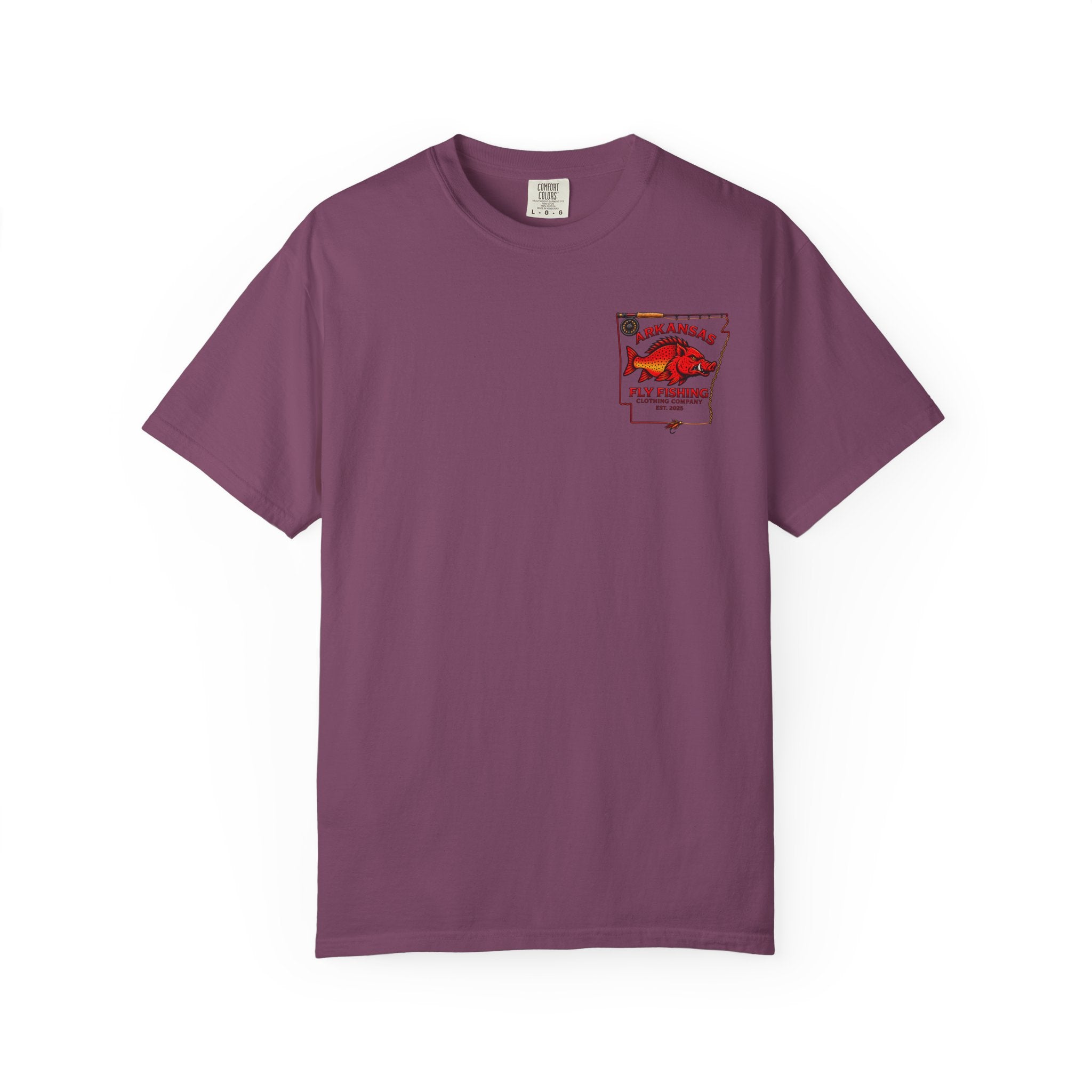 Arkansas Fly Fishing Clothing Company T-Shirt — X-Ray Trout Anatomy Graphic
