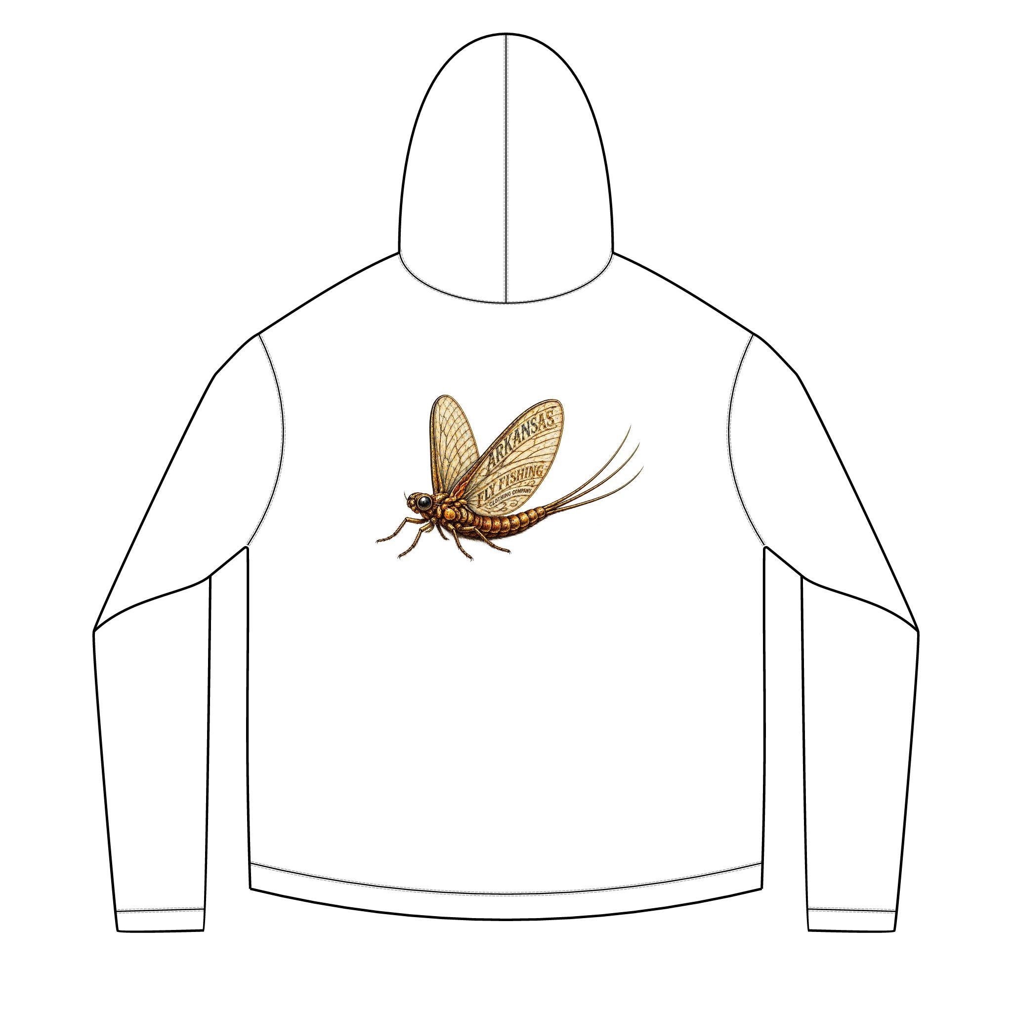 AFFCC Mayfly Graphic Sun Hoodie — Mayfly Sun Hoodie Pullover