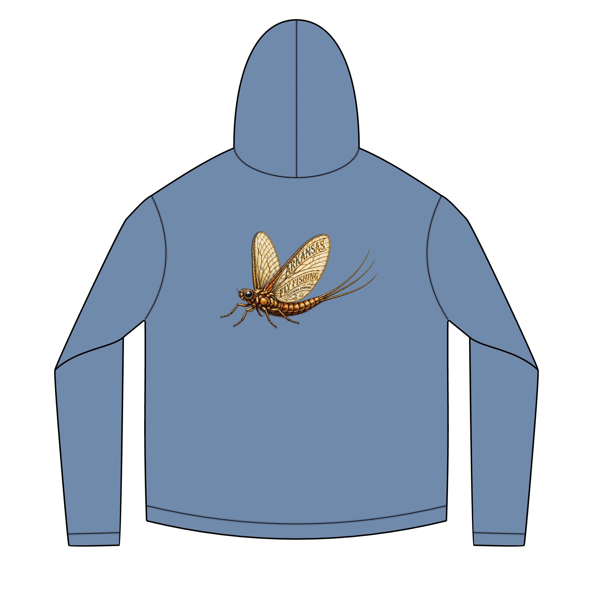AFFCC Mayfly Graphic Sun Hoodie — Mayfly Sun Hoodie Pullover