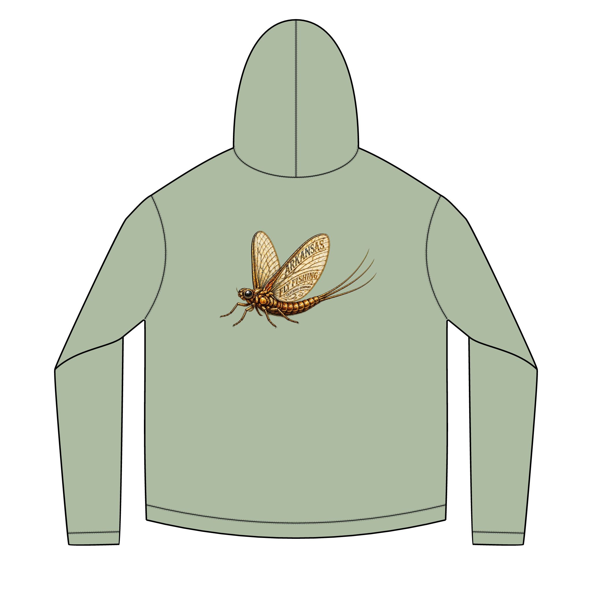 AFFCC Mayfly Graphic Sun Hoodie — Mayfly Sun Hoodie Pullover