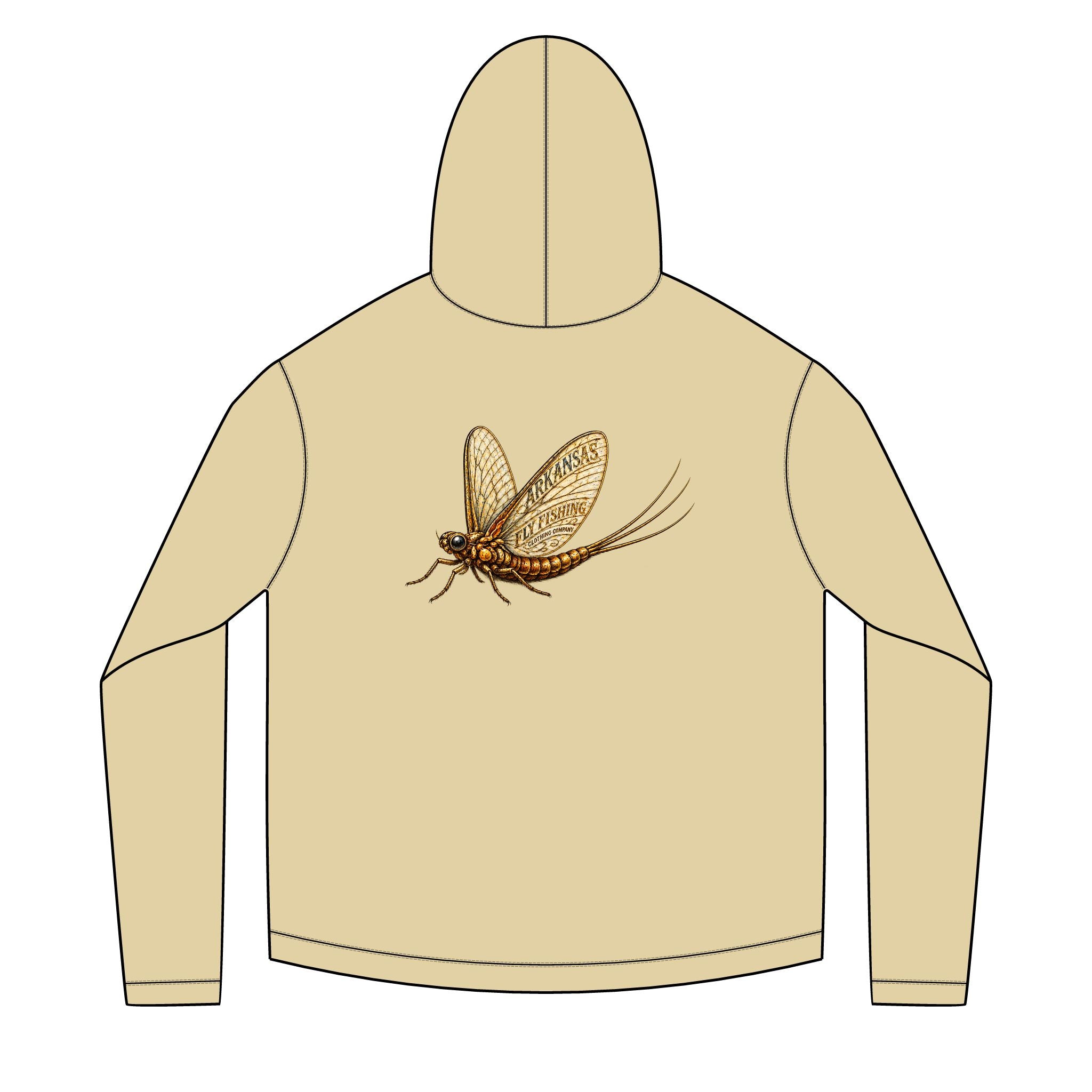 AFFCC Mayfly Graphic Sun Hoodie — Mayfly Sun Hoodie Pullover