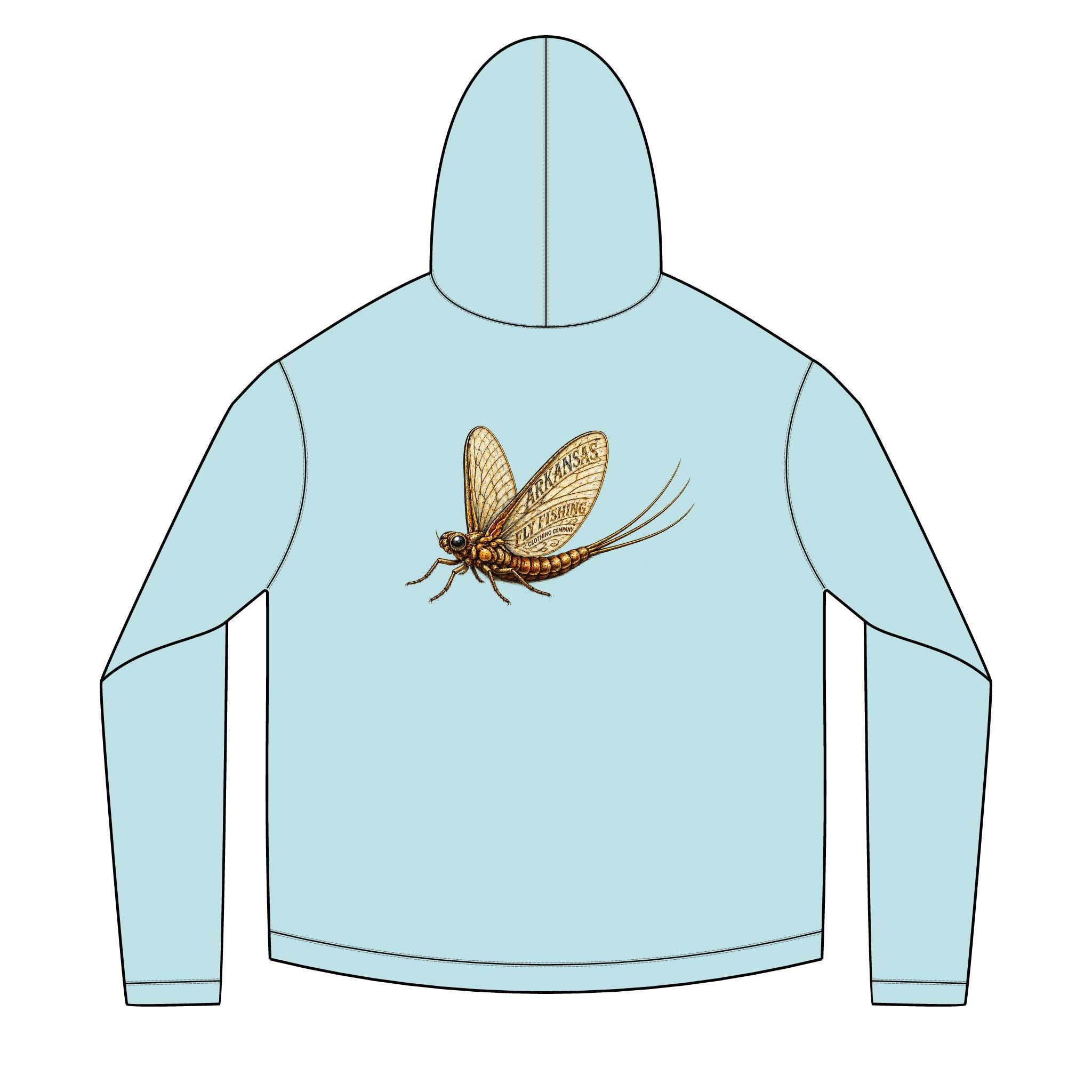 AFFCC Mayfly Graphic Sun Hoodie — Mayfly Sun Hoodie Pullover