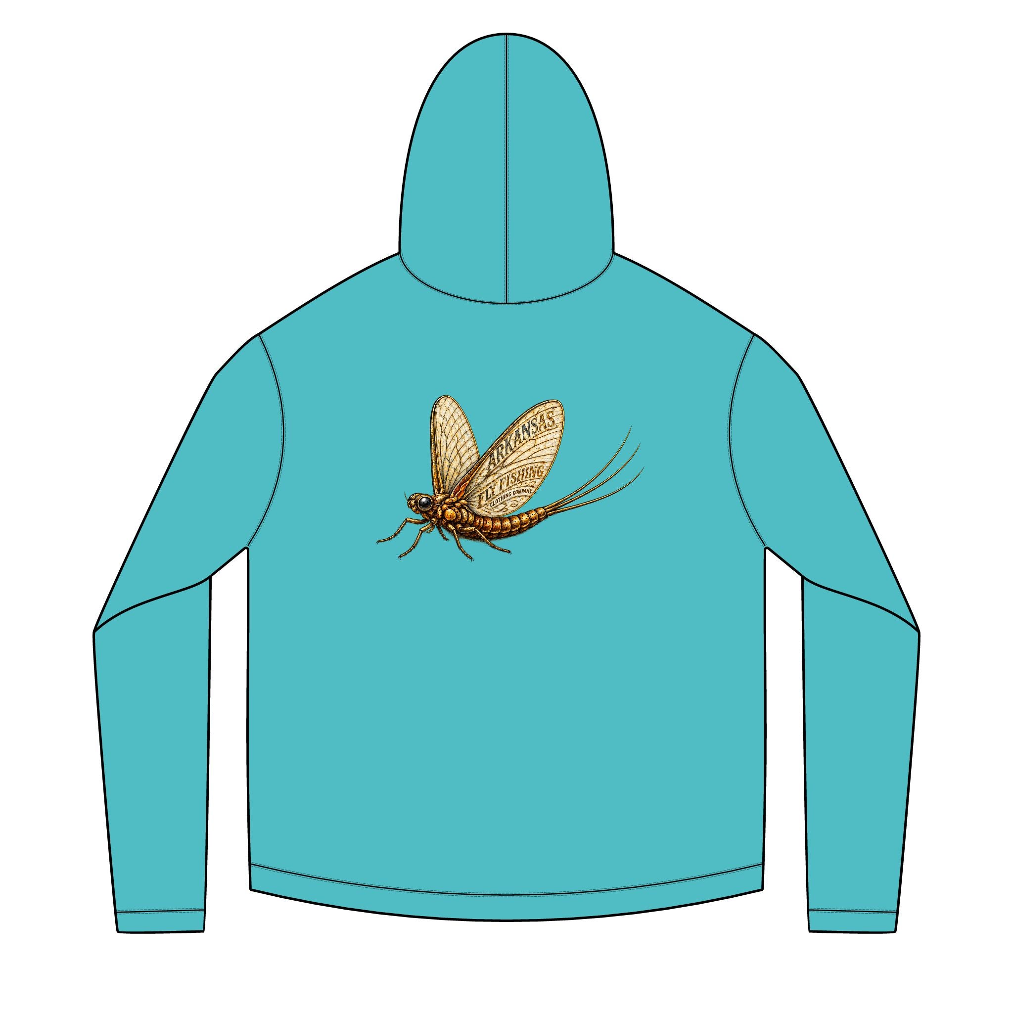 AFFCC Mayfly Graphic Sun Hoodie — Mayfly Sun Hoodie Pullover