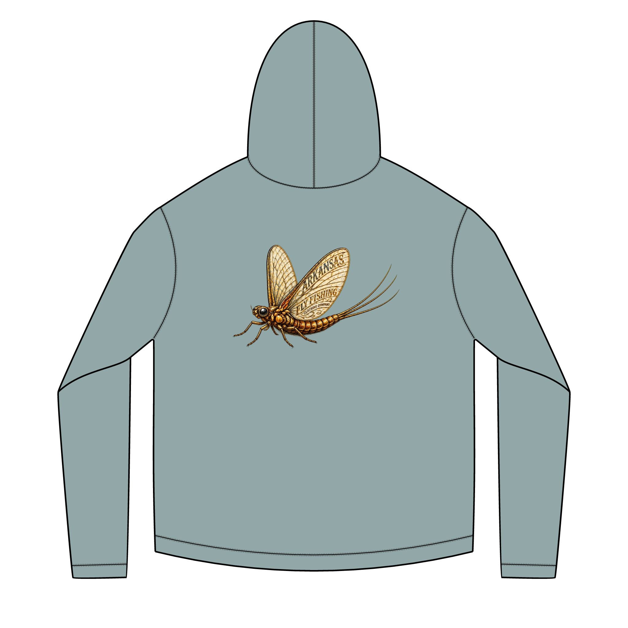 AFFCC Mayfly Graphic Sun Hoodie — Mayfly Sun Hoodie Pullover