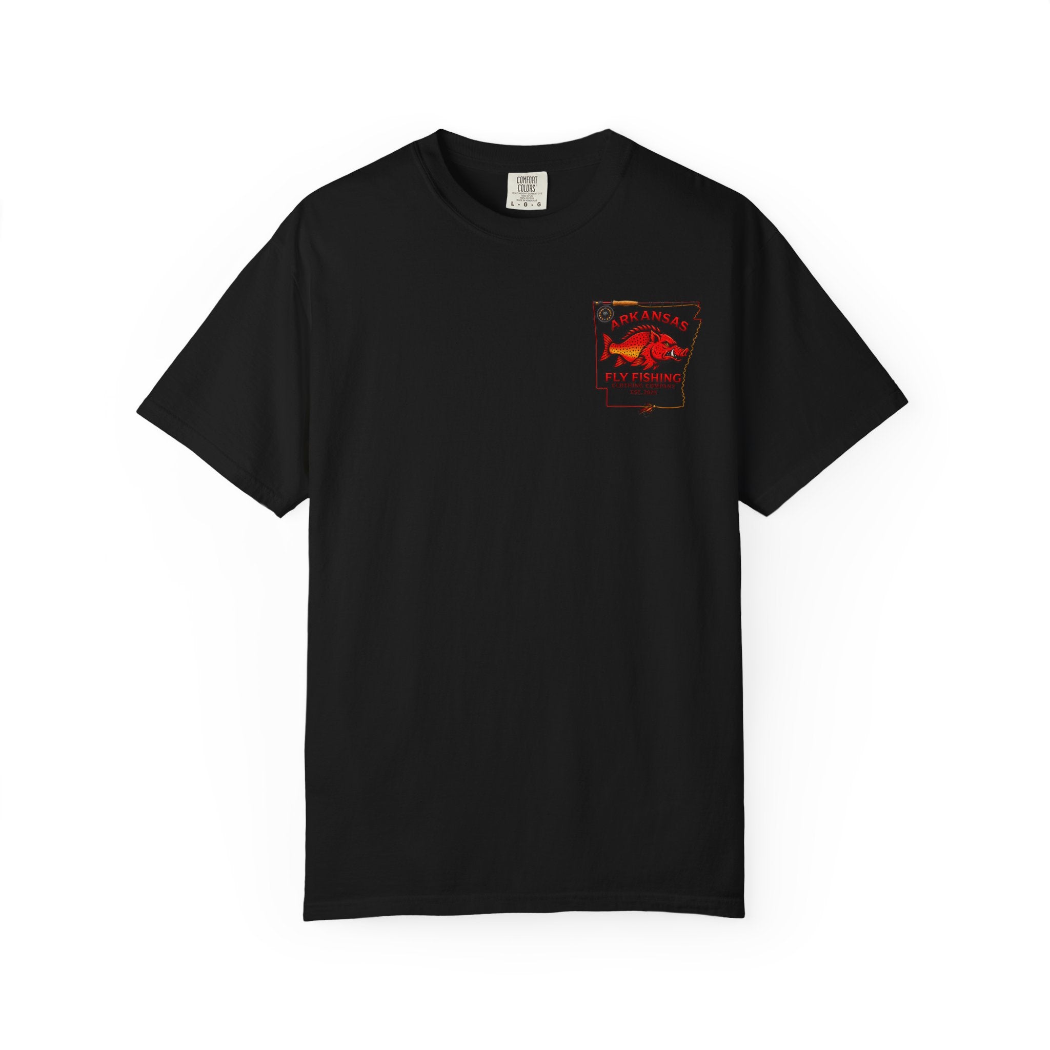 Arkansas Fly Fishing Clothing Company T-Shirt — X-Ray Trout Anatomy Graphic