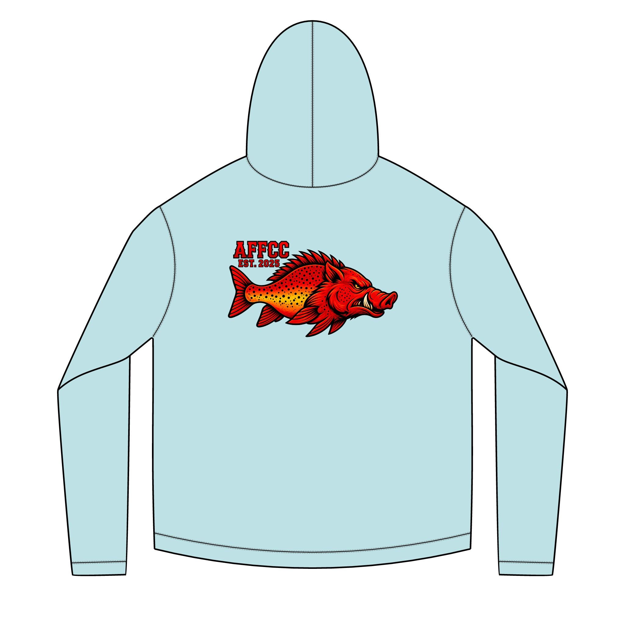 AFFCC Solar Hoodie — Hog/Trout Graphic Hoodie