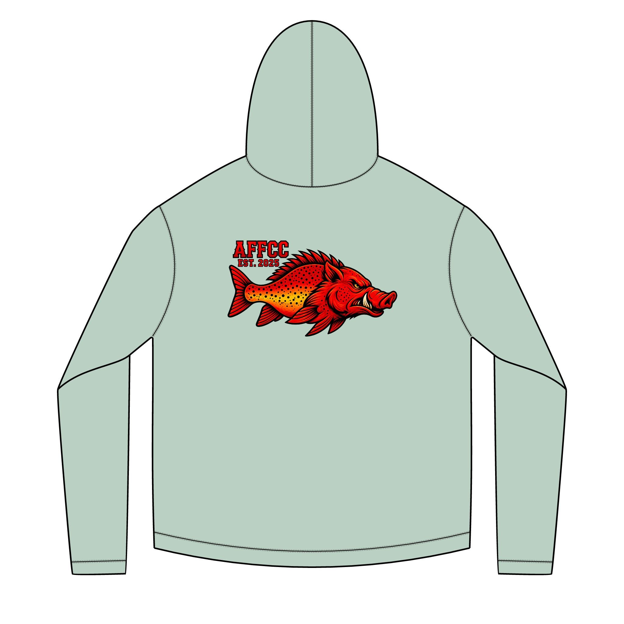AFFCC Solar Hoodie — Hog/Trout Graphic Hoodie