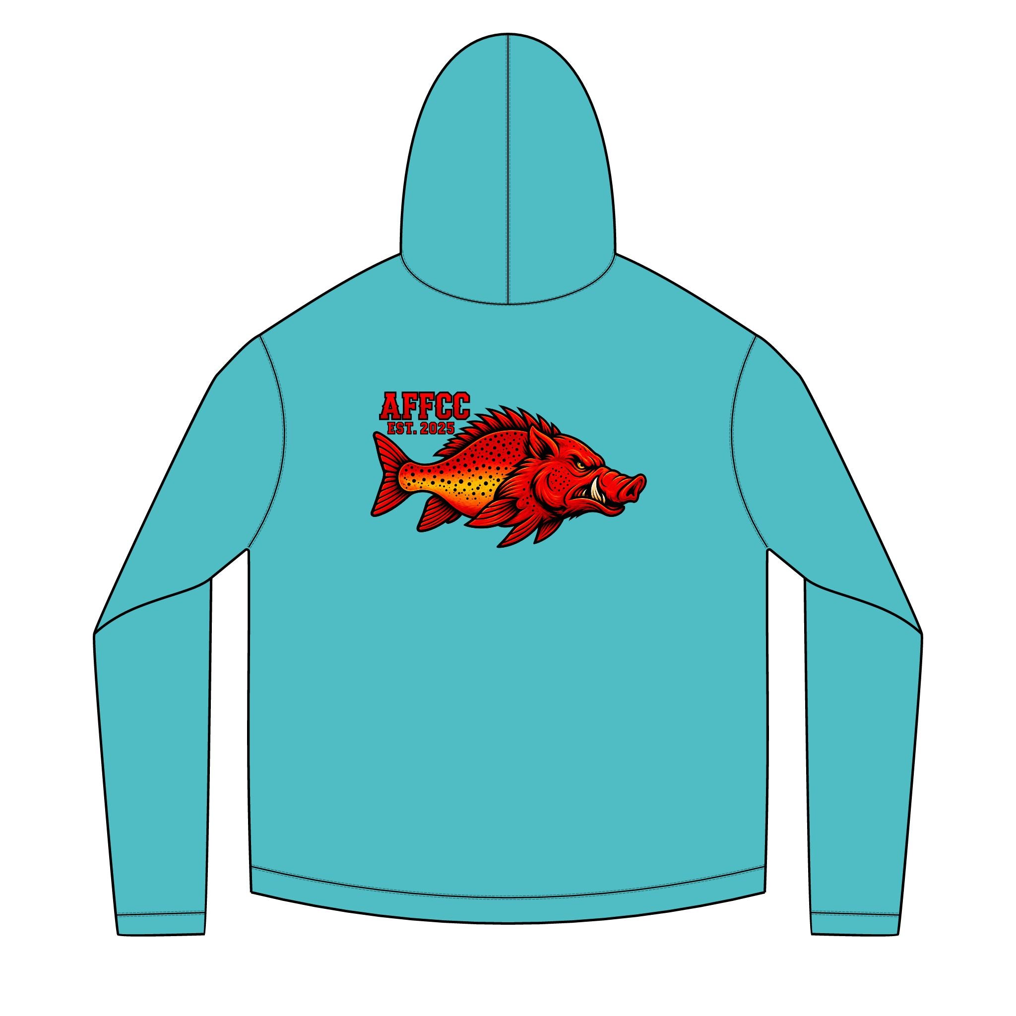 AFFCC Solar Hoodie — Hog/Trout Graphic Hoodie