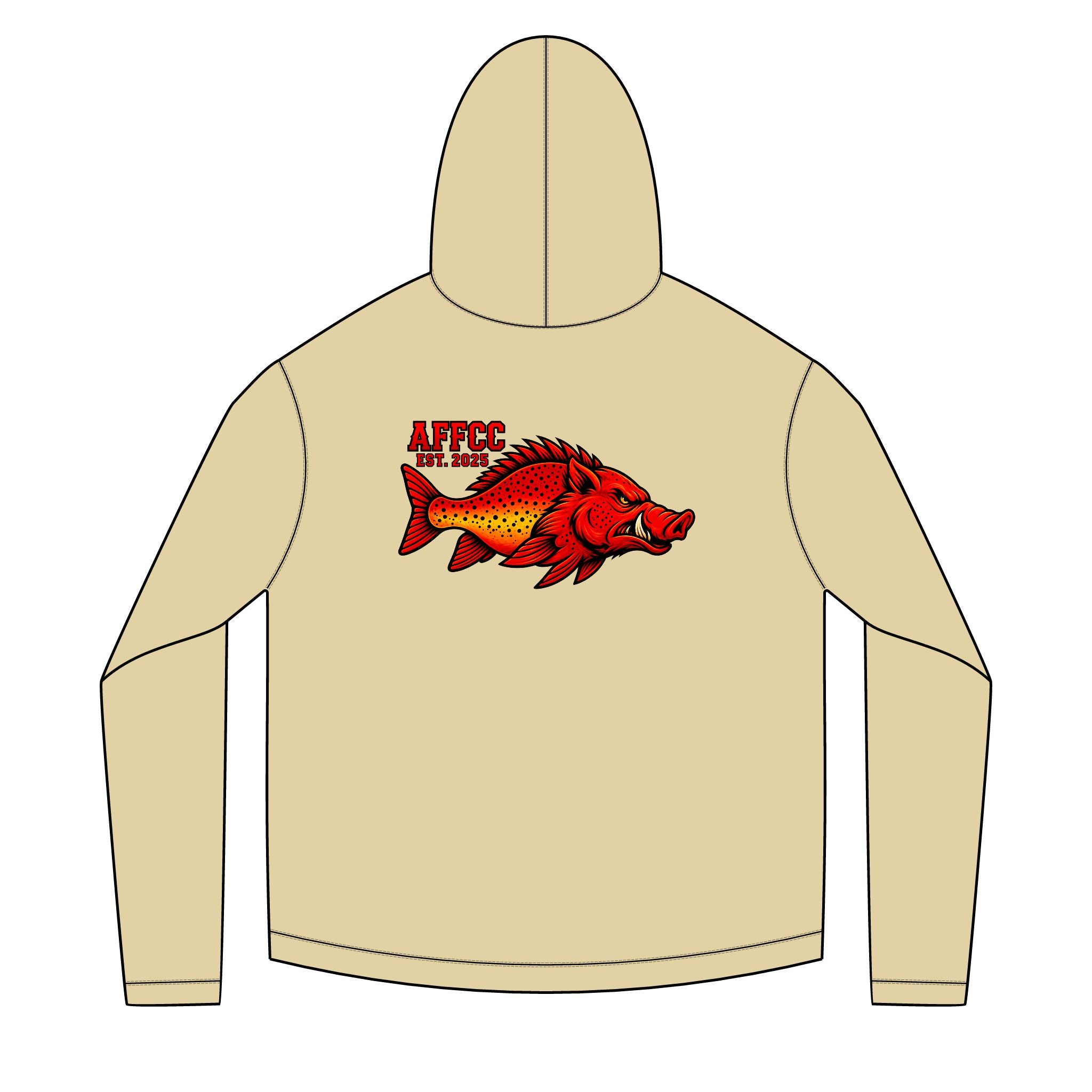 AFFCC Solar Hoodie — Hog/Trout Graphic Hoodie