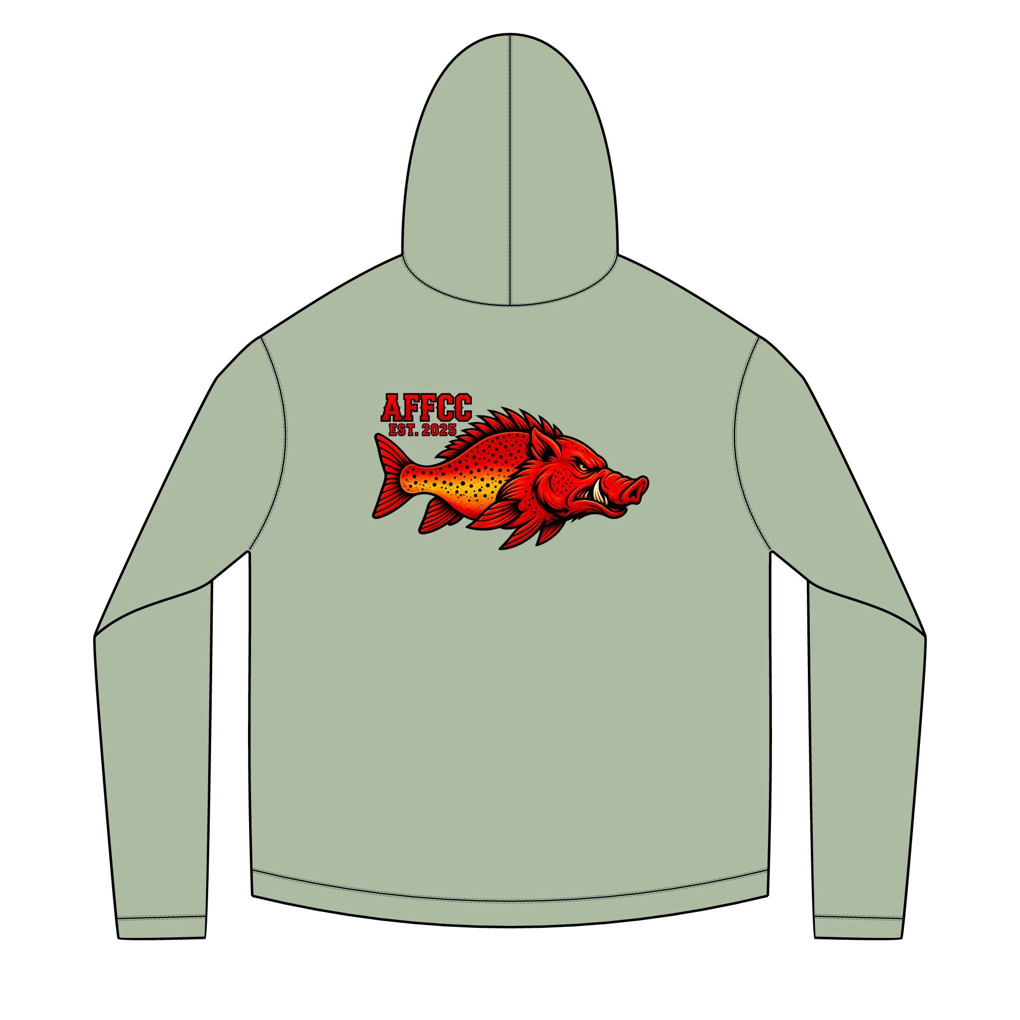 AFFCC Solar Hoodie — Hog/Trout Graphic Hoodie
