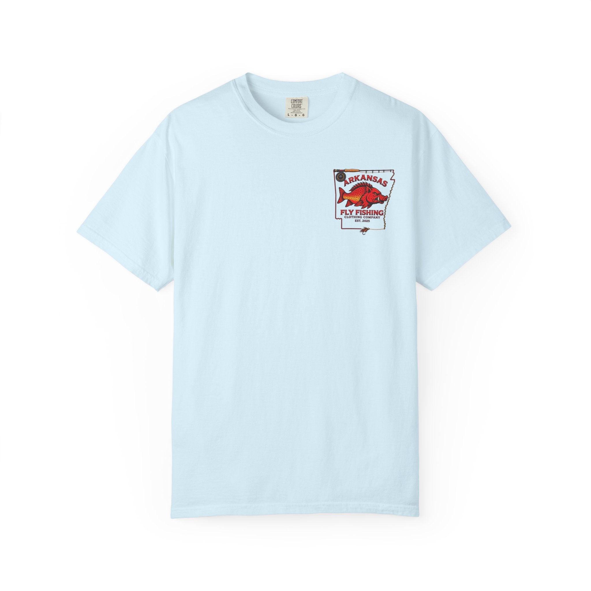 Arkansas Fly Fishing Clothing Company T-Shirt — X-Ray Trout Anatomy Graphic