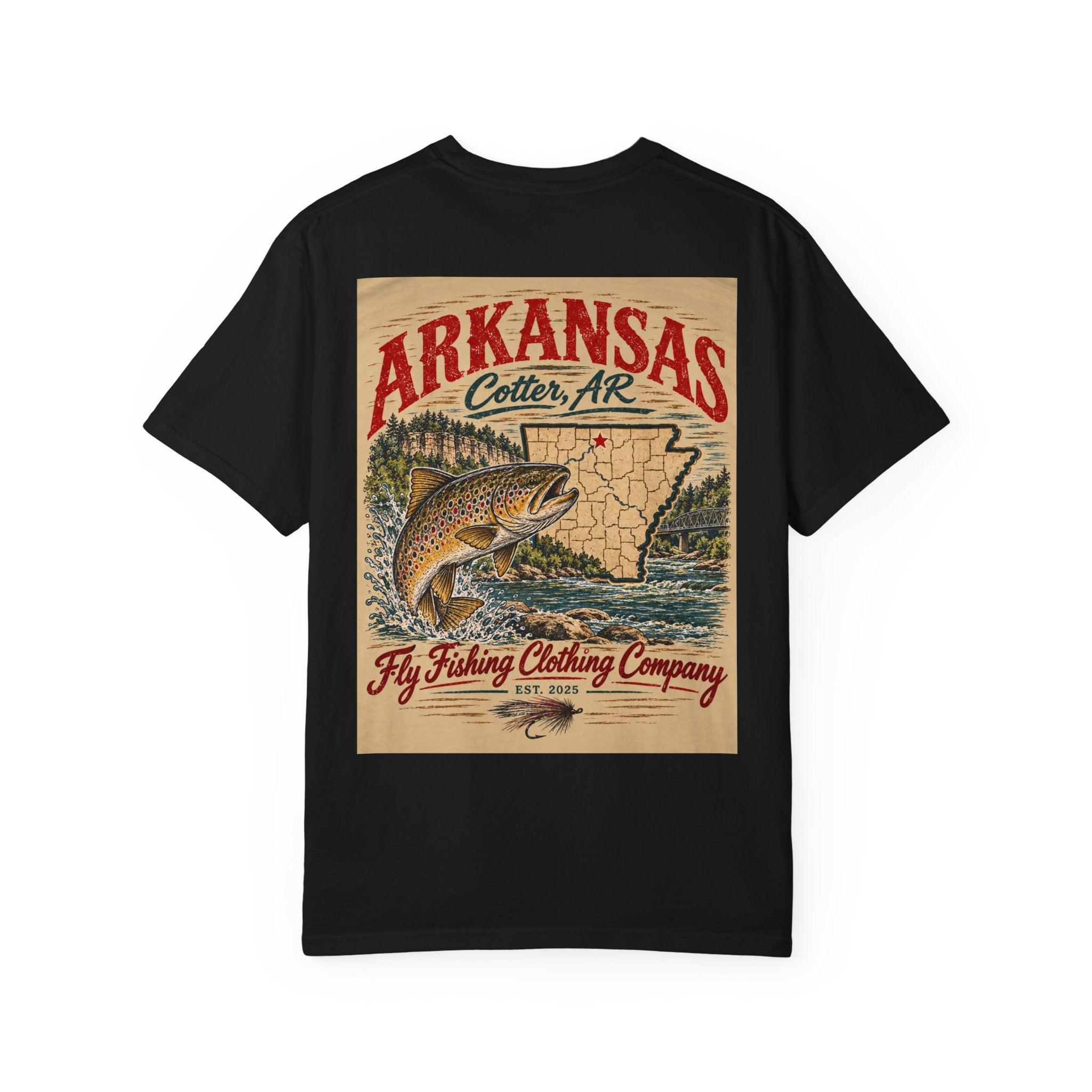 AFFCC T-Shirt — Retro 'Arkansas' Graphic Cotter Arkansas Logo Tee