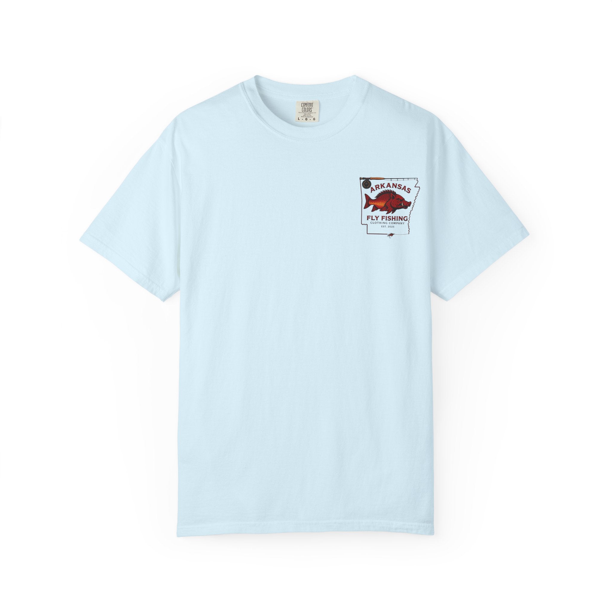 Fly Fishing T‑Shirt — Arkansas Boar Angler Graphic Tee