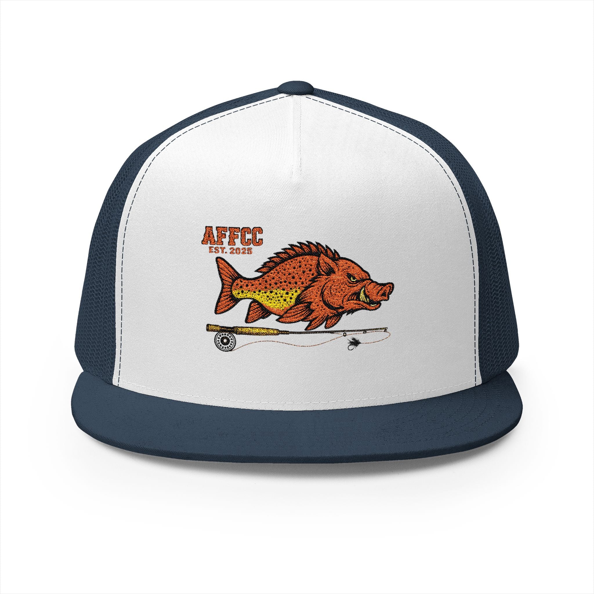 AFFCC Logo Trucker Hat – Arkansas Fly Fishing Clothing Company Trucker Snapback Hat