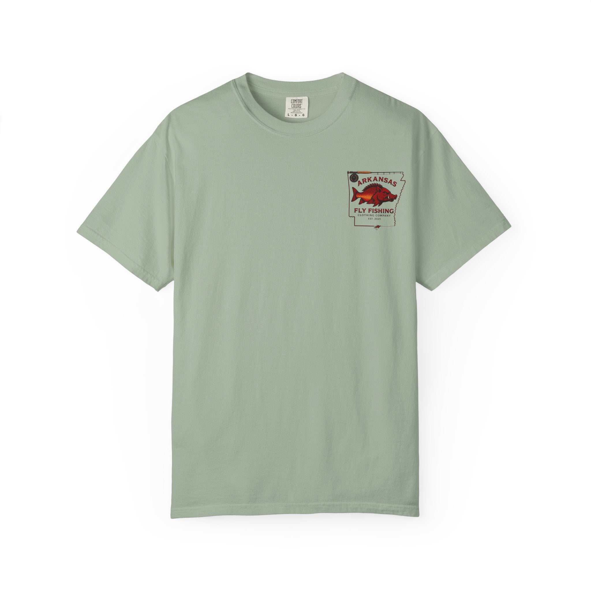 Fly Fishing T‑Shirt — Arkansas Boar Angler Graphic Tee