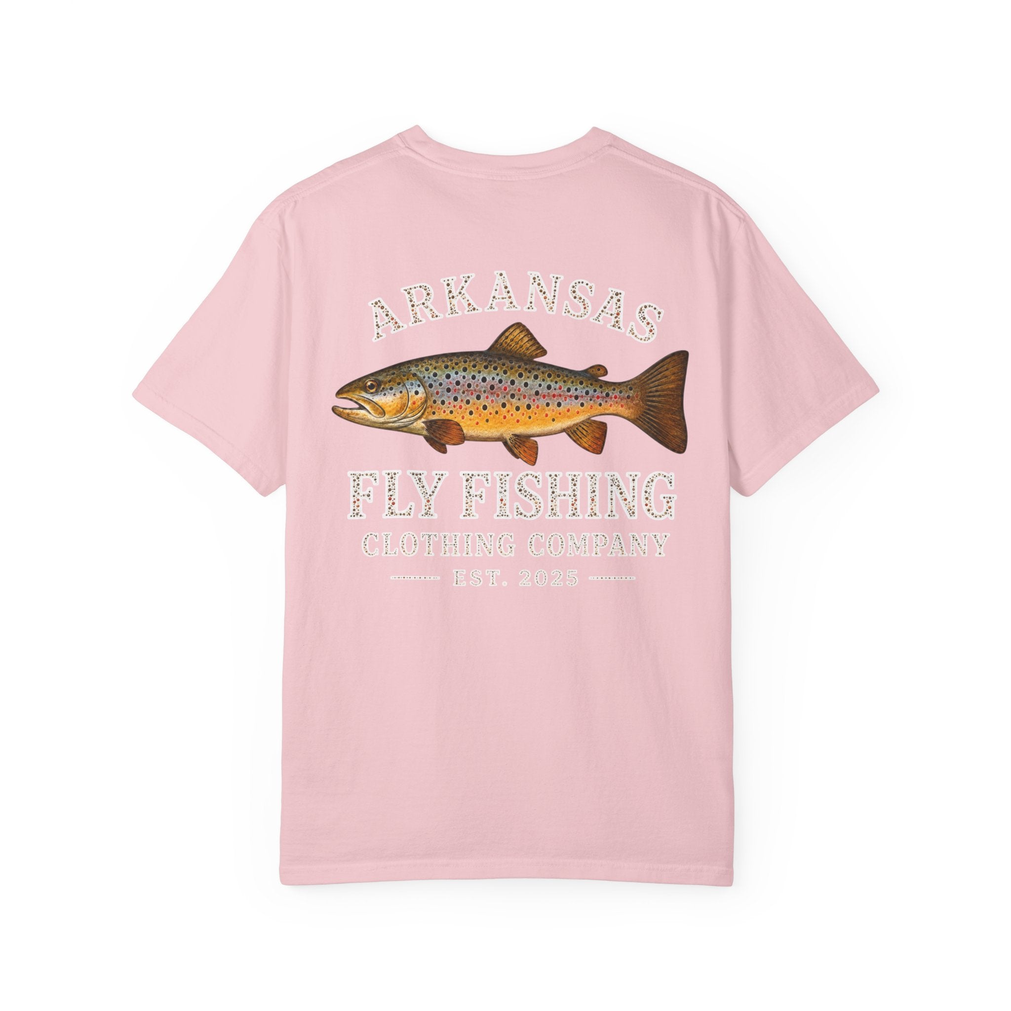 Arkansas Fly Fishing T-Shirt — Brown Trout Graphic Tee