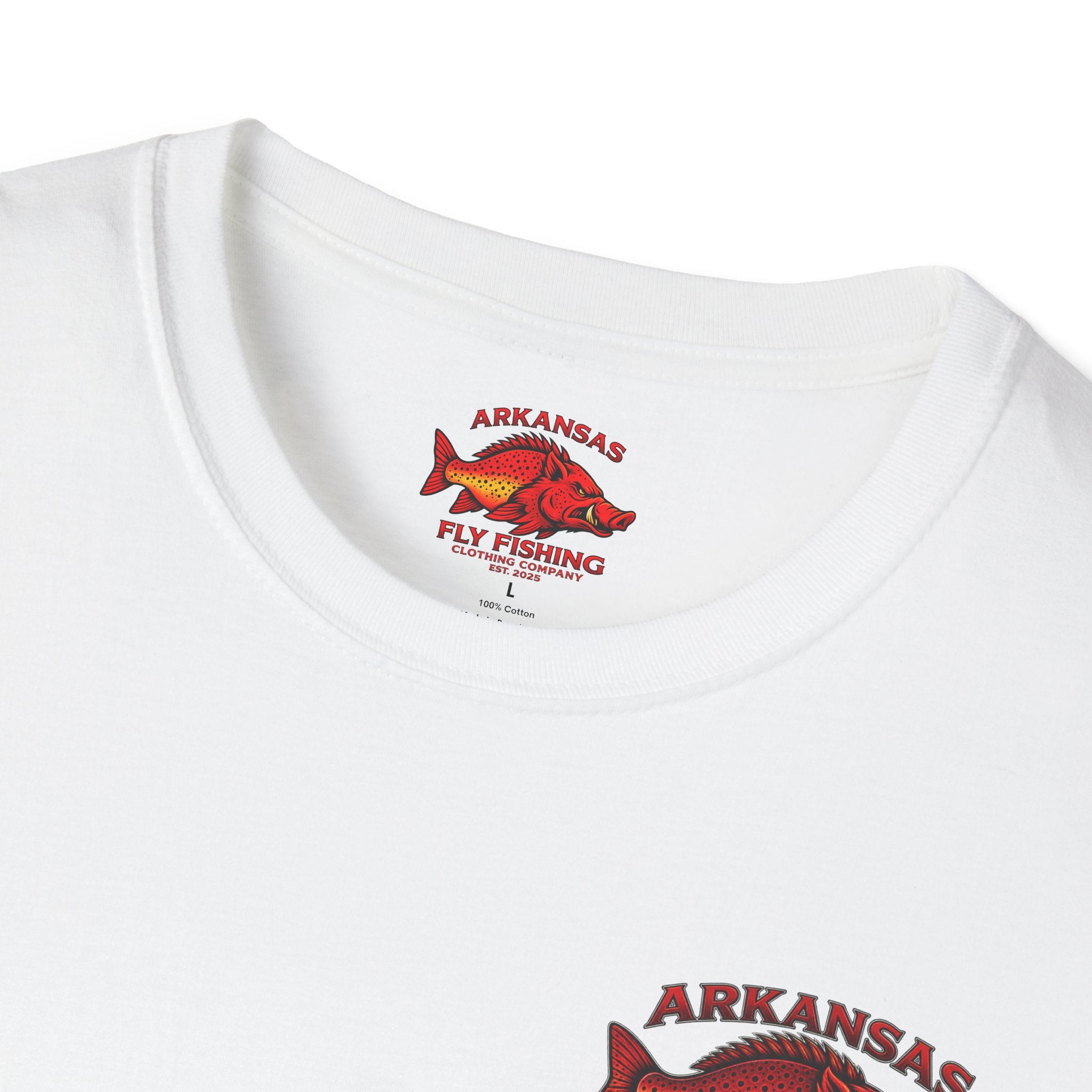 AFFCC Hog/Trout With Fly Rod T-Shirt — Arkansas Fly Fishing Clothing Company Graphic Tee