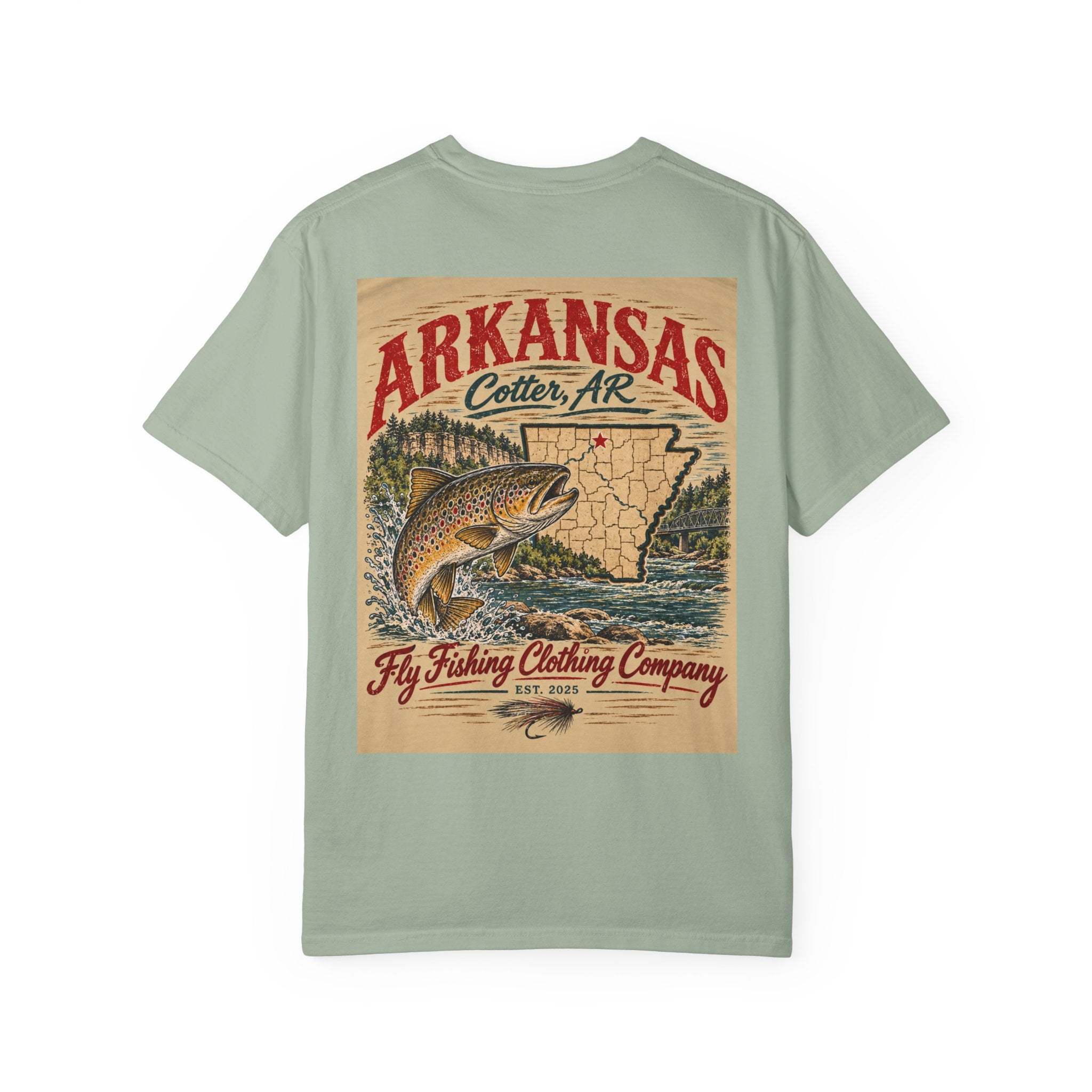 AFFCC T-Shirt — Retro 'Arkansas' Graphic Cotter Arkansas Logo Tee