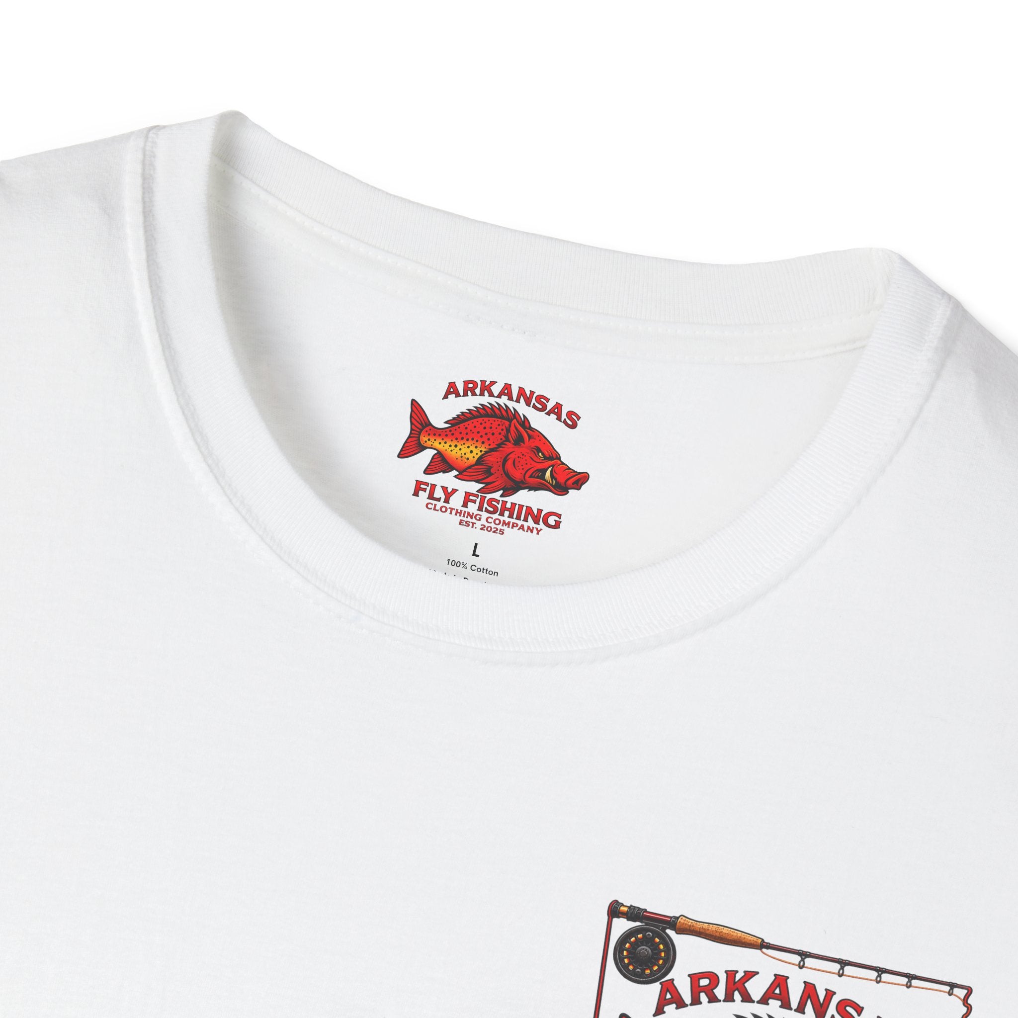 AFFCC Arkansas Fly Fishing Clothing Company Logo T-Shirt | Trout Fly Fishing National Parks Angler Tee