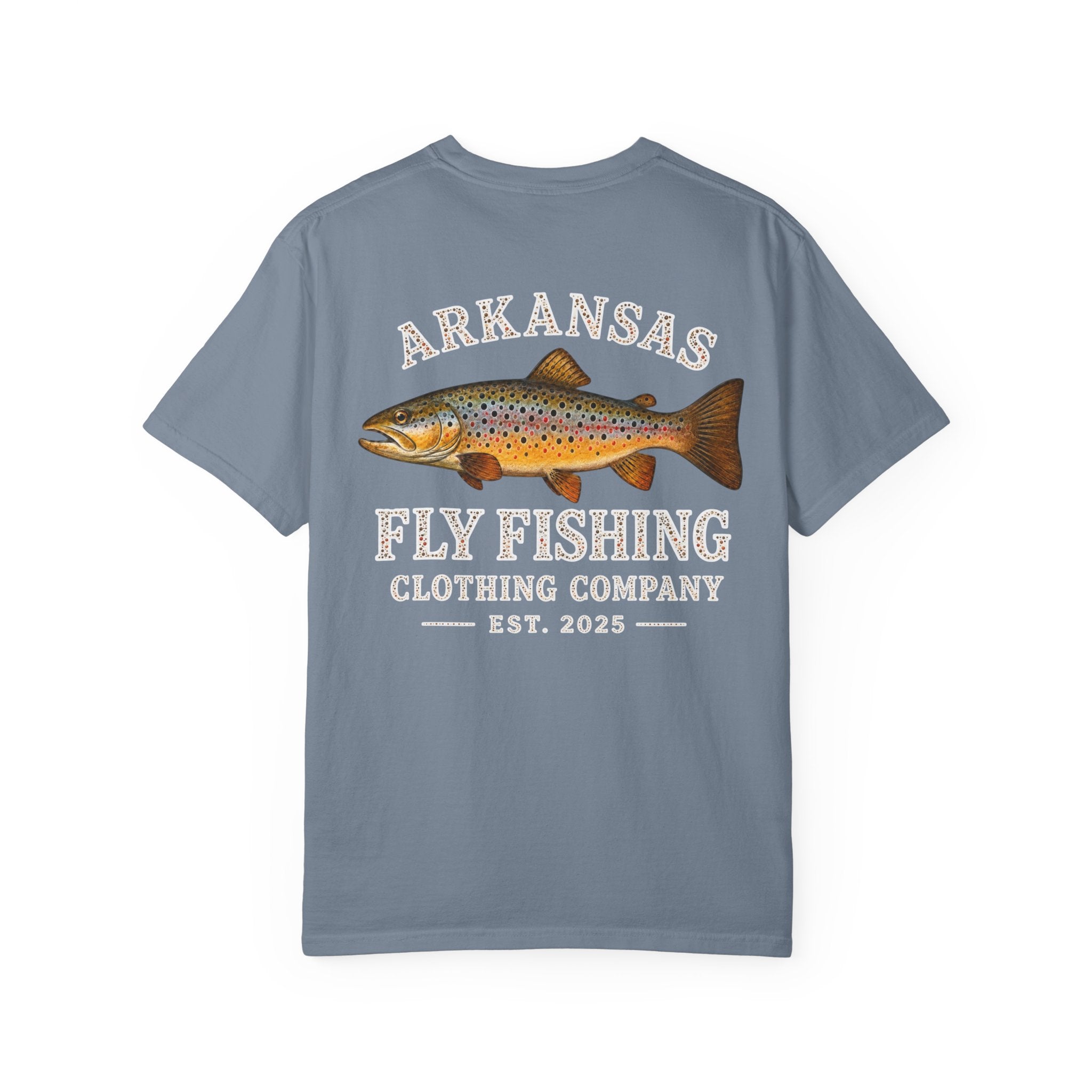 Arkansas Fly Fishing T-Shirt — Brown Trout Graphic Tee