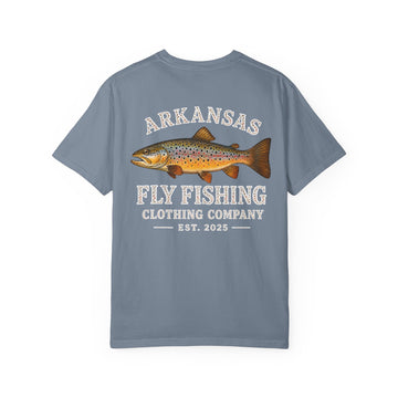 Arkansas Fly Fishing T-Shirt — Brown Trout Graphic Tee